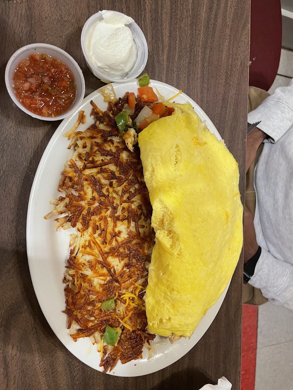 Cheddar Cheese Omelette
